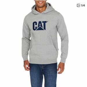 Caterpillar Gray Hoodie for Men. Like New. Heavy weight. Size M